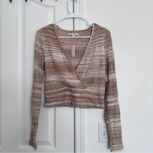 American Eagle Wrap Knit Sweater